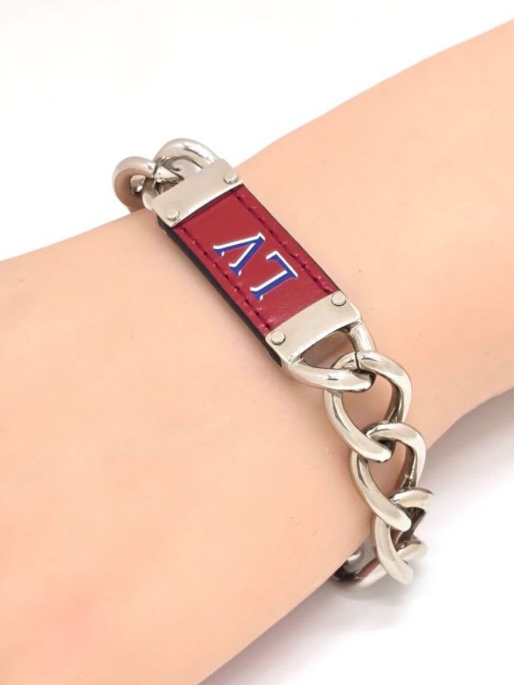 Louis Vuitton My Chain Bracelet Total Length 21.8 Cowhide